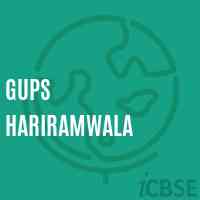Gups Hariramwala Middle School Logo