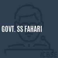Govt. Ss Fahari Secondary School Logo