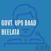 Govt. Ups Baad Beelata Middle School Logo