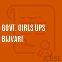 Govt. Girls Ups Bijvari Middle School Logo
