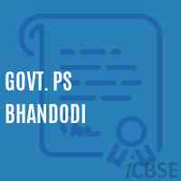 Govt. Ps Bhandodi Primary School Logo
