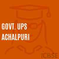 Govt. Ups Achalpuri Middle School Logo