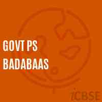Govt Ps Badabaas Primary School Logo
