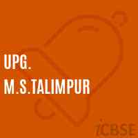 Upg. M.S.Talimpur Middle School Logo