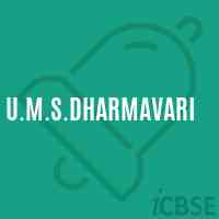 U.M.S.Dharmavari Middle School Logo