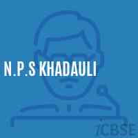 N.P.S Khadauli Primary School Logo