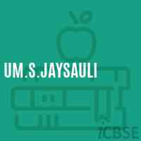Um.S.Jaysauli Middle School Logo