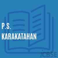 P.S. Karakatahan Primary School Logo