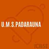 U.M.S.Padarauna Middle School Logo