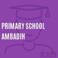Primary School Ambadih Logo
