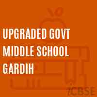 Upgraded Govt Middle School Gardih Logo