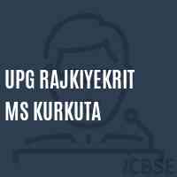 Upg Rajkiyekrit Ms Kurkuta Middle School Logo