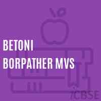 Betoni Borpather Mvs Middle School Logo