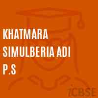Khatmara Simulberia Adi P.S Primary School Logo