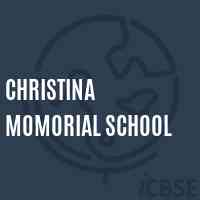 Christina Momorial School Logo