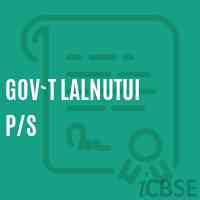 Gov`t Lalnutui P/s Primary School Logo