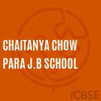 Chaitanya Chow Para J.B School Logo