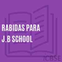 Rabidas Para J.B School Logo