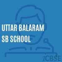 Uttar Balaram Sb School Logo