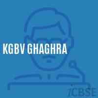 Kgbv Ghaghra High School Logo