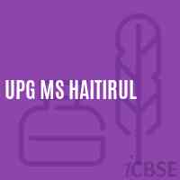 Upg Ms Haitirul Middle School Logo