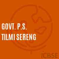 Govt. P.S. Tilmi Sereng Primary School Logo