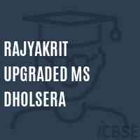 Rajyakrit Upgraded Ms Dholsera Middle School Logo