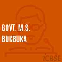 Govt. M.S. Bukbuka Middle School Logo