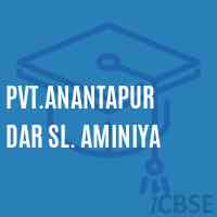 Pvt.Anantapur Dar Sl. Aminiya Primary School Logo