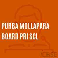Purba Mollapara Board Pri Scl Primary School Logo