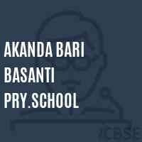 Akanda Bari Basanti Pry.School Logo