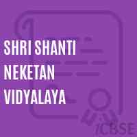 Shri Shanti Neketan Vidyalaya Primary School Logo