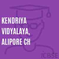 Kendriya Vidyalaya, Alipore Ch Senior Secondary School Logo