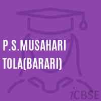 P.S.Musahari Tola(Barari) Primary School Logo