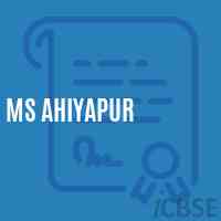 Ms Ahiyapur Middle School Logo