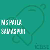 Ms Patla Samaspur Middle School Logo