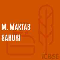 M. Maktab Sahuri Middle School Logo