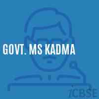 Govt. Ms Kadma Middle School Logo
