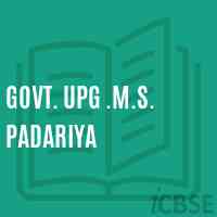 Govt. Upg .M.S. Padariya Middle School Logo