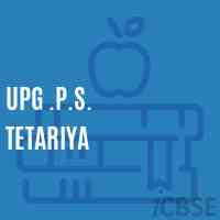 Upg .P.S. Tetariya Primary School Logo