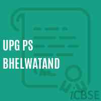 Upg Ps Bhelwatand Primary School Logo