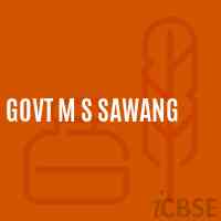 Govt M S Sawang Middle School Logo