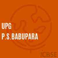 Upg P.S.Babupara Primary School Logo