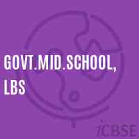 Govt.Mid.School,Lbs Logo