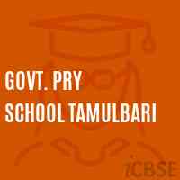 Govt. Pry School Tamulbari Logo