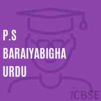 P.S Baraiyabigha Urdu Primary School Logo