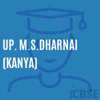 Up. M.S.Dharnai (Kanya) Middle School Logo