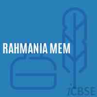 Rahmania Mem Middle School Logo