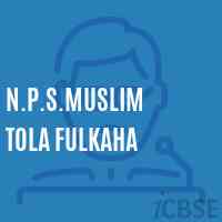 N.P.S.Muslim Tola Fulkaha Primary School Logo
