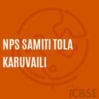 Nps Samiti Tola Karuvaili Primary School Logo